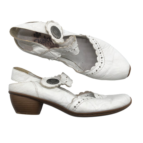Unisex Rieker - High heels, size 40 - White ()