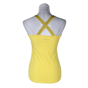 Unisex Summum Woman - Tricot tank top, size 36 - Yellow (2)