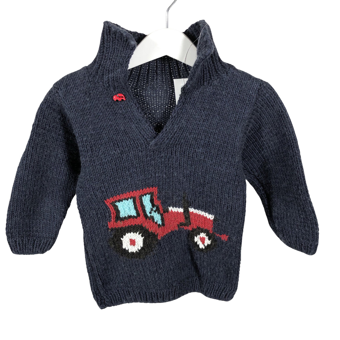 Unisex Handmade - Sweater, size 92 - 98 - Blue (1)