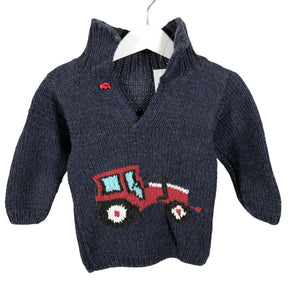 Unisex Handmade - Sweater, size 92 - 98 - Blue (1)