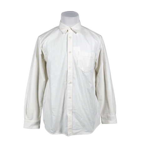 Unisex Muji - Flannel shirt, size M - Natural white ()