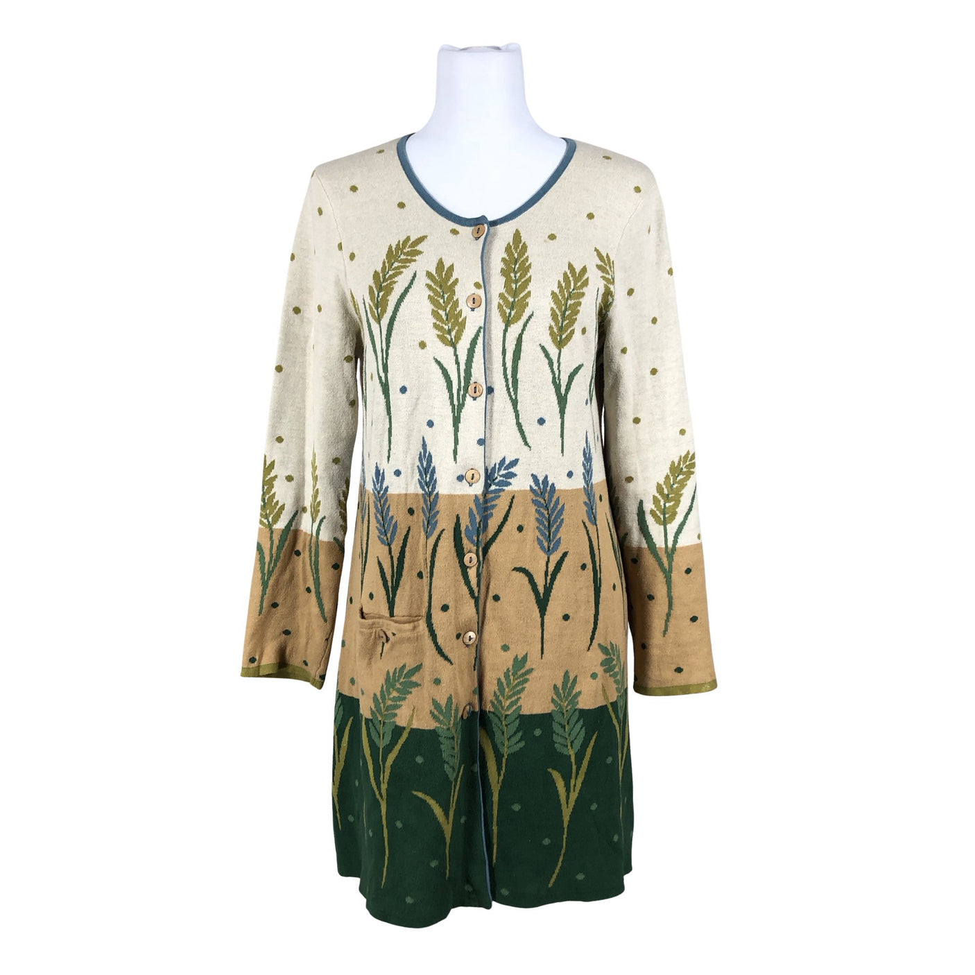 Unisex Gudrun Sjöden - Cardigan, size 36 - Green (1)