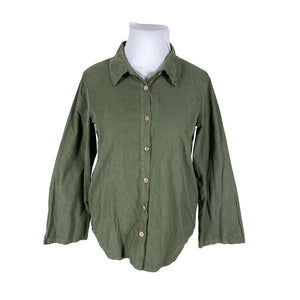 Unisex Lind - Collared shirt, size 38 - Green (1)