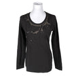 Unisex Bandolera - Tricot shirt, size 40 - Brown ()