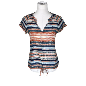Unisex Marc O'Polo - Short-sleeved blouse, size 36 - Blue (1)