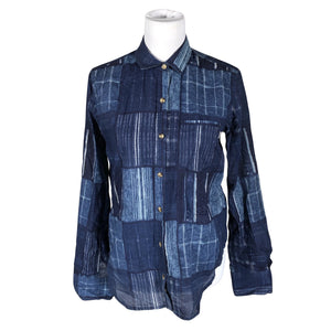 Unisex Obey - Collared shirt, size 46 - Blue (1)