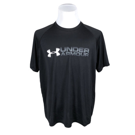 Unisex Under Armour - Sports shirt, short sleeve, size L - Black ()