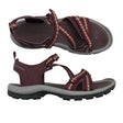 Unisex Quechua - Sandals, size 38 - Wine red ()