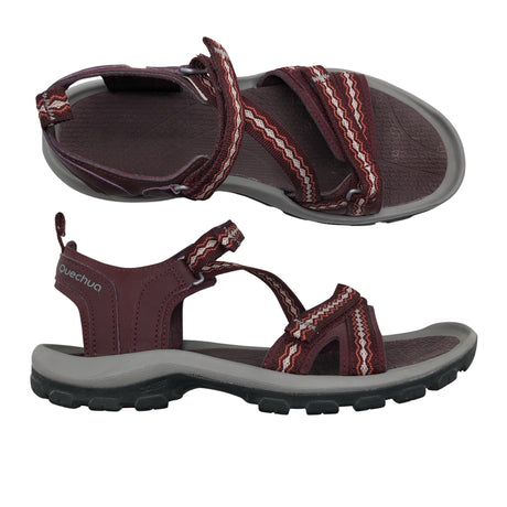 Unisex Quechua - Sandals, size 38 - Wine red ()