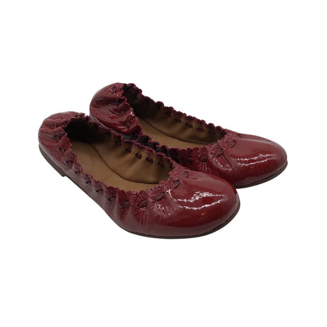 Unisex See by Chloé - Ballerinas, size 38 - Red (2)