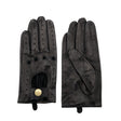 Unisex Pia Rossini - Leather gloves, size Ei kokoa - Black ()