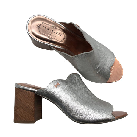 Unisex Ted Baker - Heeled sandals, size 37 - Silver ()