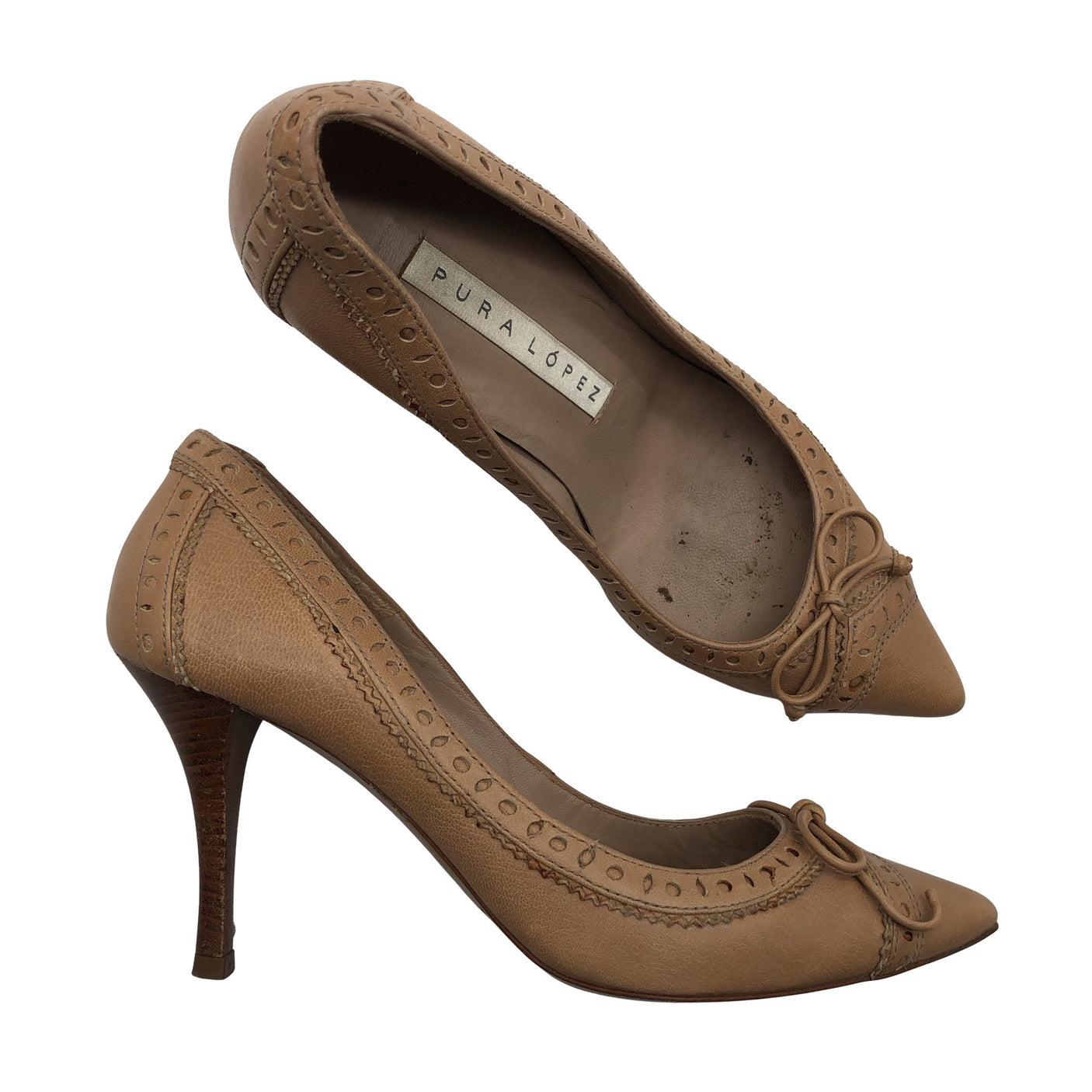 Unisex Pura López - High heels, size 37 - Brown (1)