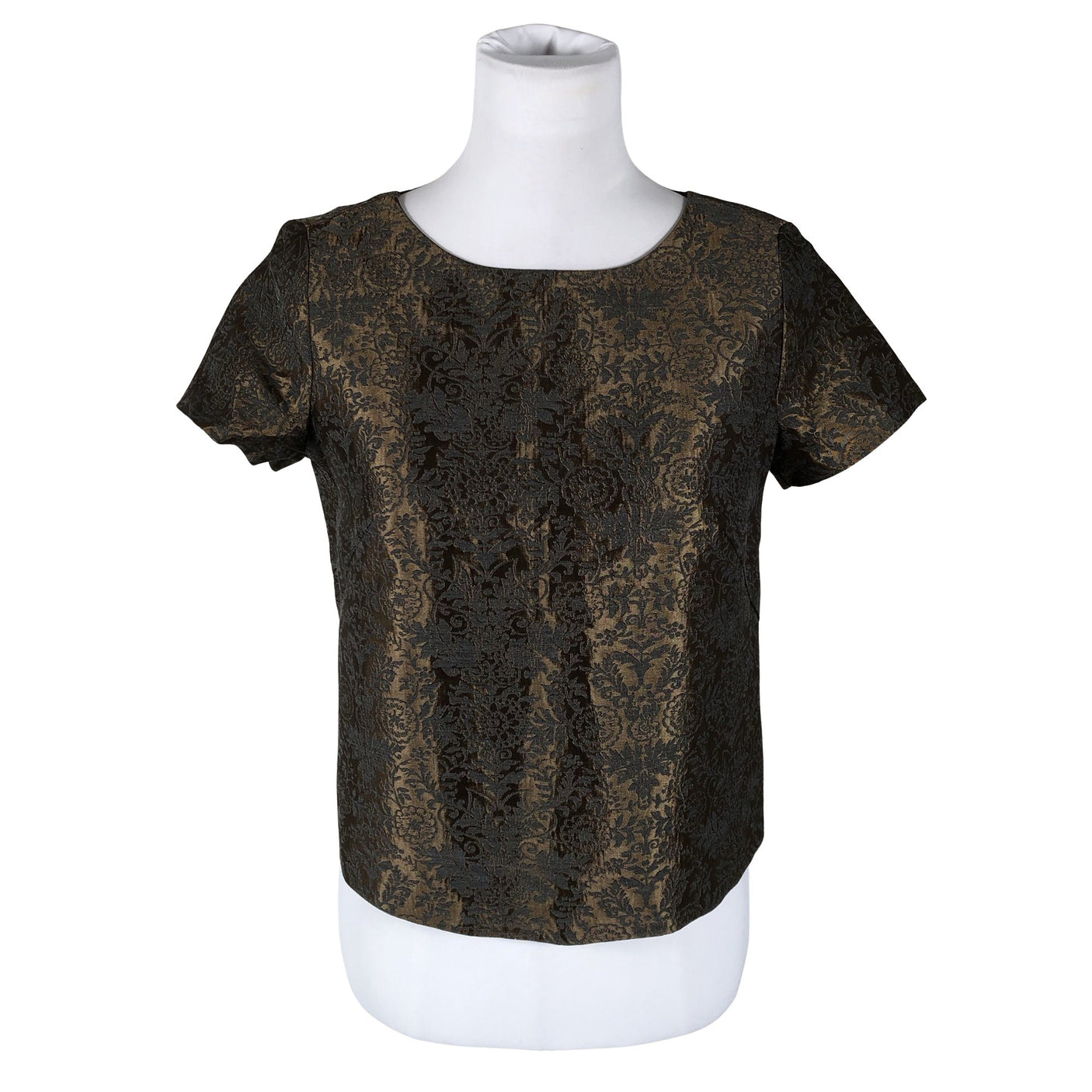Unisex Esprit - Short-sleeved blouse, size 34 - Brown (1)