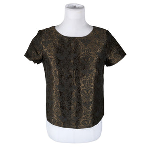 Unisex Esprit - Short-sleeved blouse, size 34 - Brown (1)