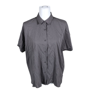 Unisex Uniqlo - Short-sleeved blouse, size 38 - Gray (1)