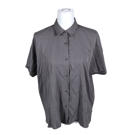 Unisex Uniqlo - Short-sleeved blouse, size 38 - Gray ()