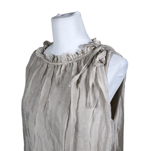 Unisex Peura - Schiffon dress, size 40 - Beige (3)