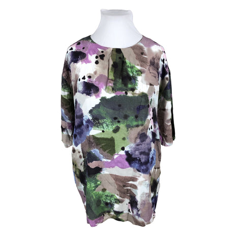 Unisex Cut & Pret - Schiffon tunic, size 42 - Beige ()