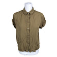 Unisex Samsoe&Samsoe - Short-sleeved blouse, size 38 - Green ()