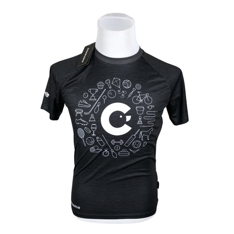 Unisex Noname - Sports shirt, short sleeve, size S - Gray ()