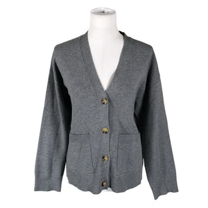 Unisex Selected - Cardigan, size 40 - Gray (1)