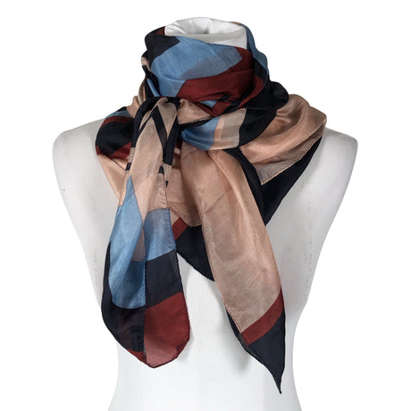 Unisex Global - Scarf, size Maxi - Wine red ()