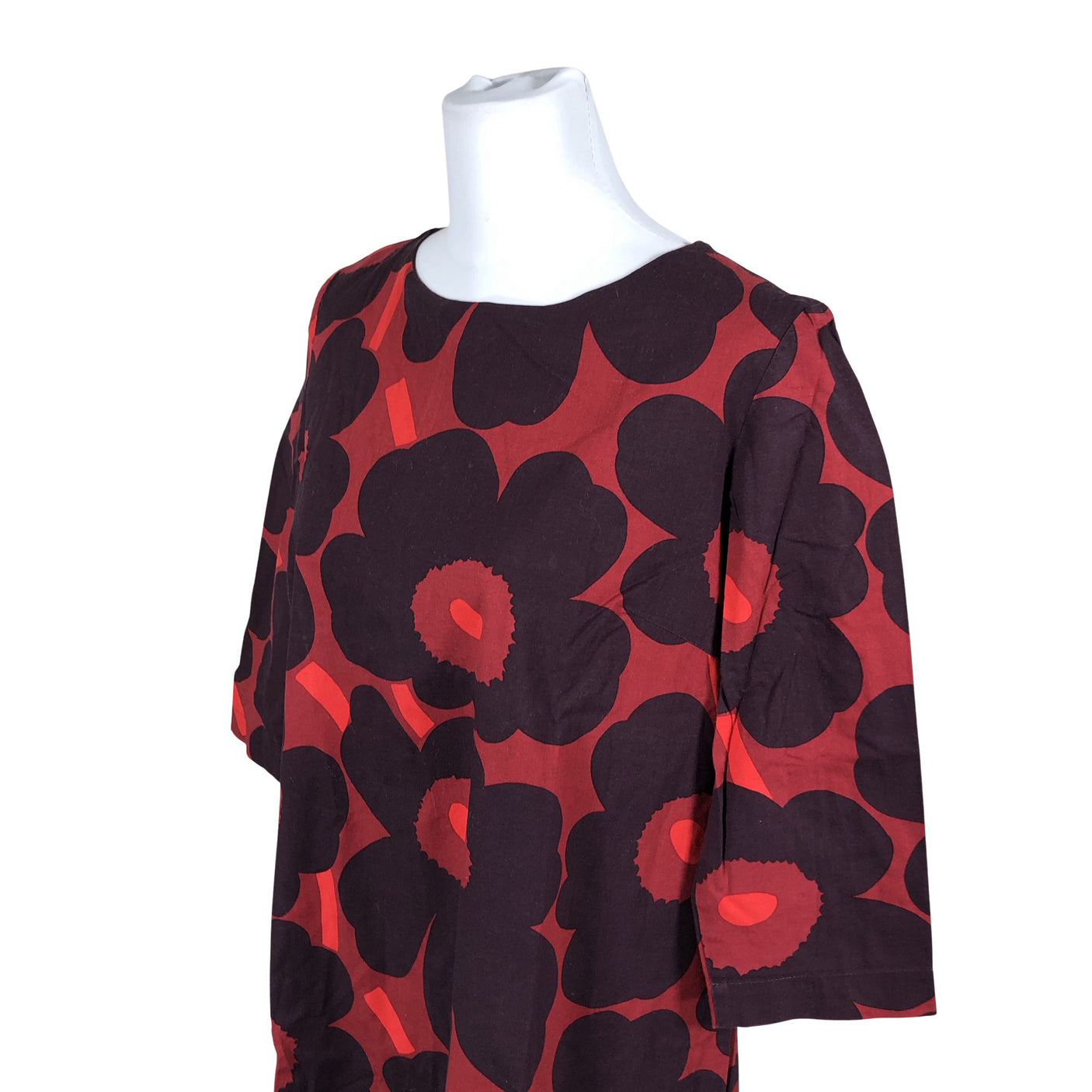 Unisex Marimekko - Dress, size 40 - Wine red (3)