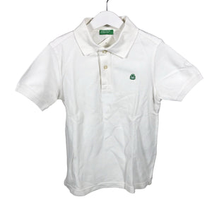 Unisex Benetton - Polo shirt, size 134 - 140 - Natural white (1)