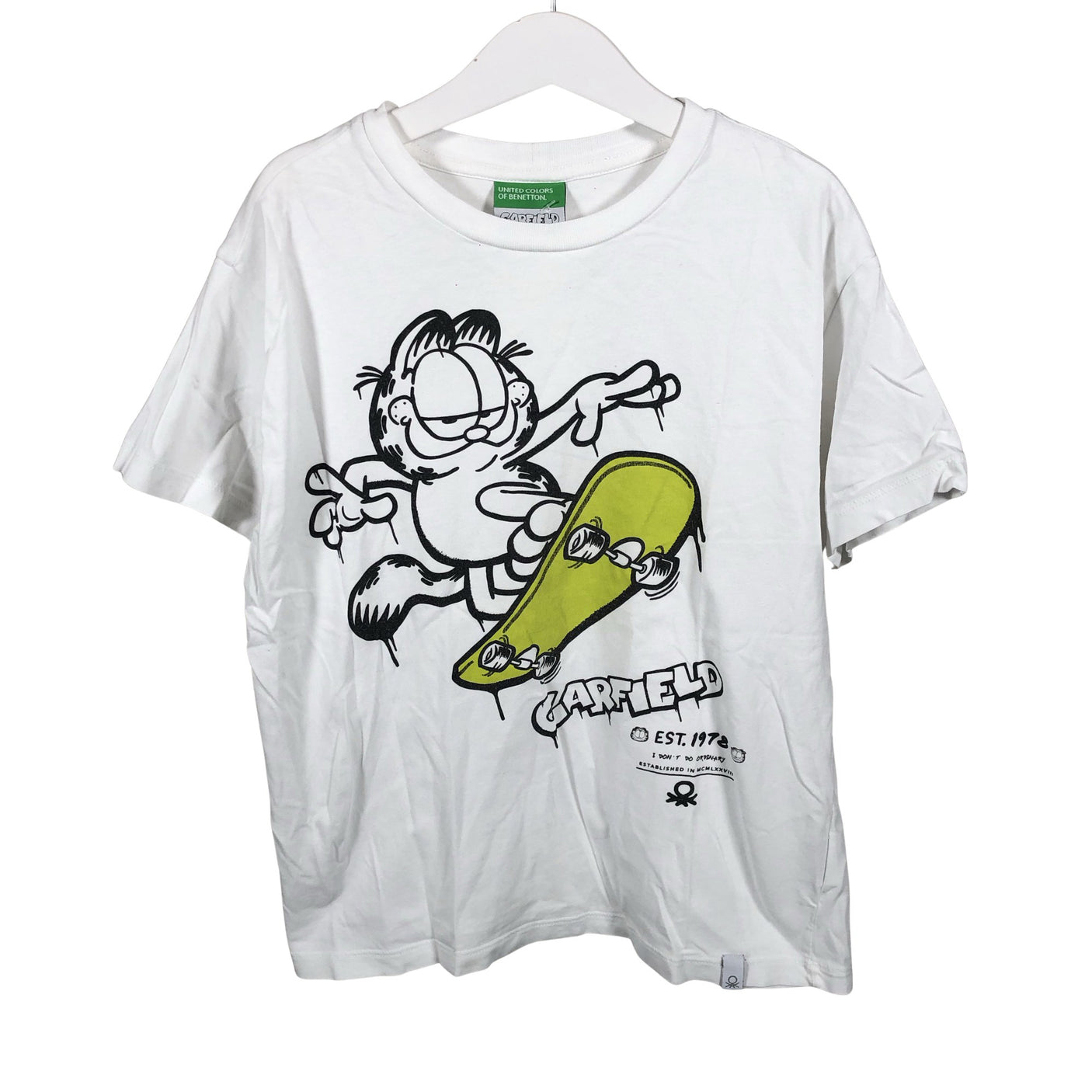 Unisex Benetton - T-shirt, size 146 - 152 - White (1)