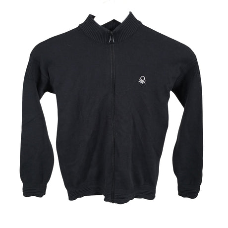 Unisex Benetton - Cardigan, size 158 - 164 - Black ()