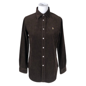 Unisex Polo Ralph Lauren - Collared shirt, size 36 - Brown (1)