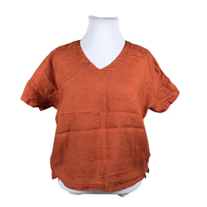 Unisex Nanso - Short-sleeved blouse, size 44 - Orange (1)