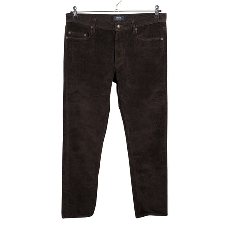 Unisex A.P.C. - Velvet pants, size W33 - Brown ()
