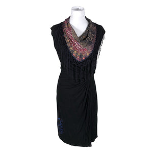 Unisex Desigual - Tricot dress, size 38 - Black (1)