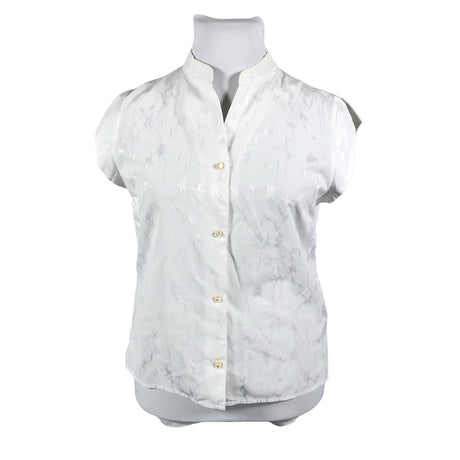 Unisex Global - Short-sleeved blouse, size 42 - White ()