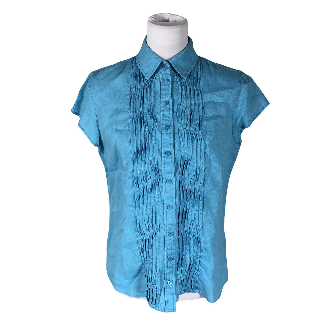 Unisex Gerry Weber - Short-sleeved blouse, size 38 - Light blue (1)