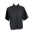 Unisex Tommy Hilfiger - Short-sleeved blouse, size 40 - Black ()