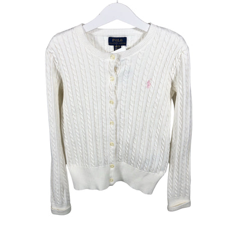 Unisex Polo Ralph Lauren - Cardigan, size 128 - 134 - Natural white ()