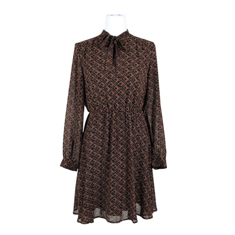 Unisex Anna Field - Schiffon dress, size 38 - Brown ()