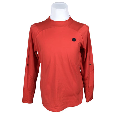 Unisex Under Armour - Sports shirt, long sleeve, size L - Red ()