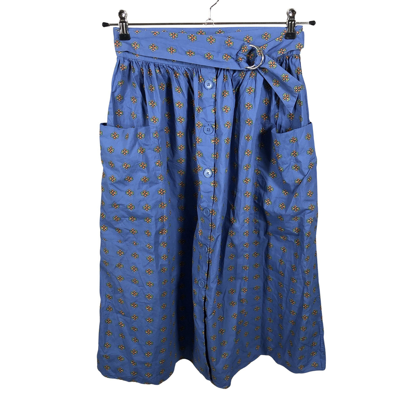 Unisex &Other Stories - Fabric skirt, size 38 - Blue (1)