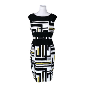 Unisex Joseph Ribkoff - Sheath dress, size 40 - Black (1)