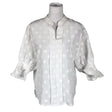Unisex Andiata - Short-sleeved blouse, size 38 - White ()