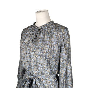Unisex Sand - Schiffon dress, size 38 - Light blue (2)