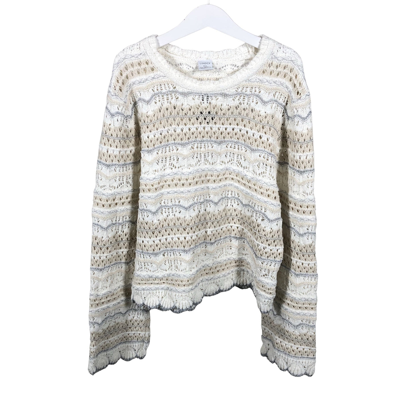 Unisex Lindex - Sweater, size 152 - 158 - White (1)