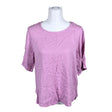 Unisex Aventura - Short-sleeved blouse, size 38 - Light pink ()