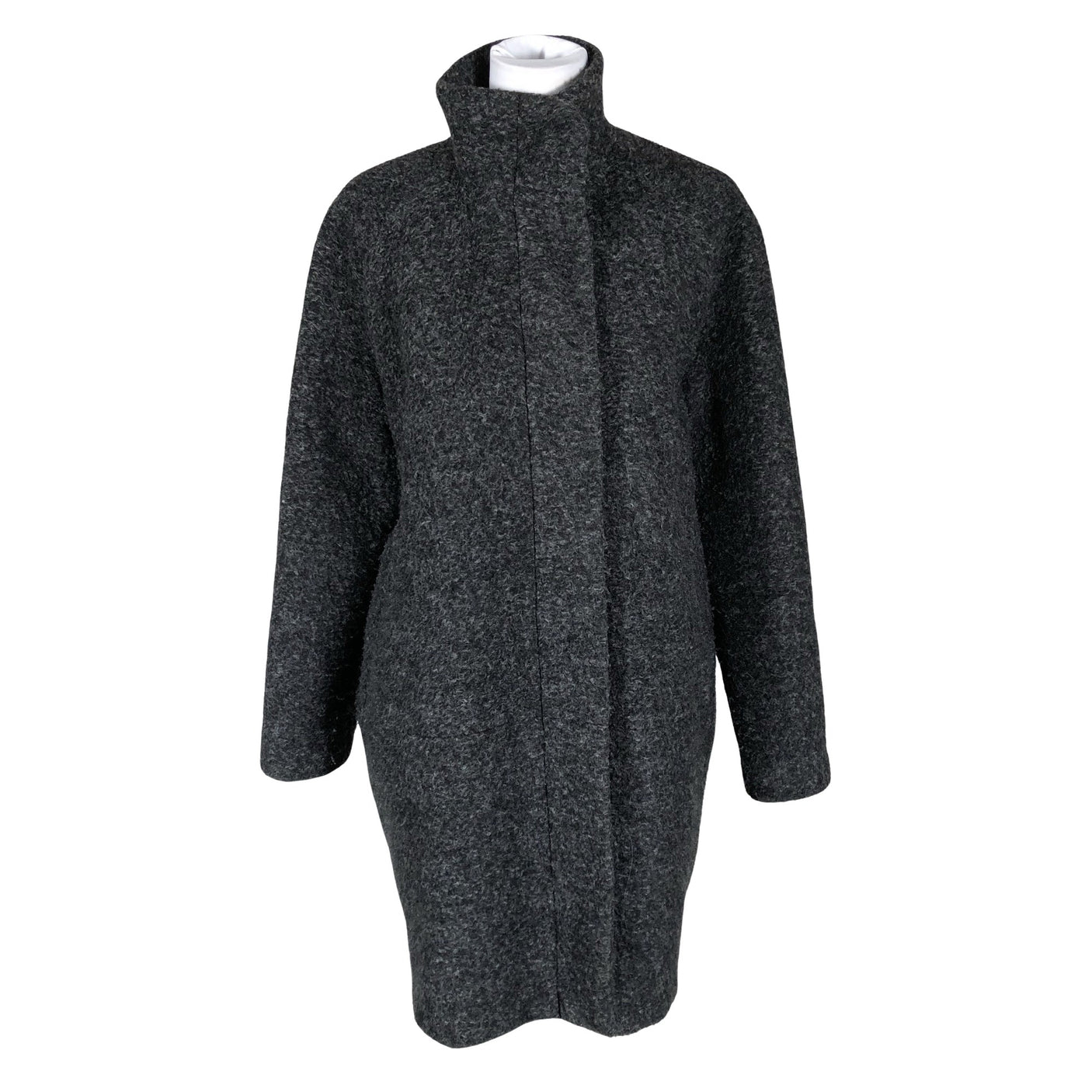 Unisex Samsoe&Samsoe - Wool coat, size 40 - Black (1)