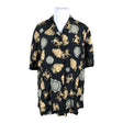 Unisex L Collection - Short-sleeved blouse, size 44 - Black ()