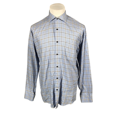 Unisex Seven Seas - Collared shirt, size L - Blue ()